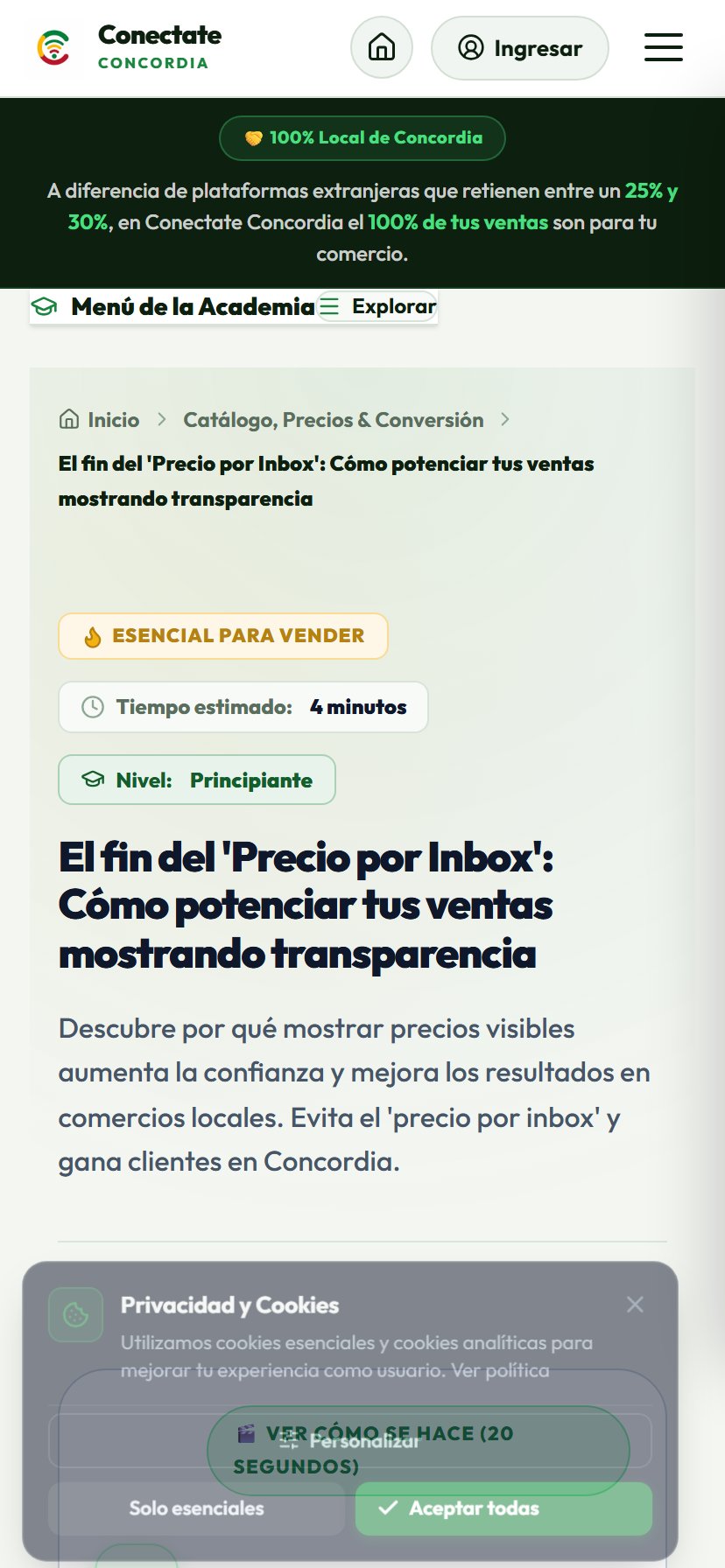 Acceder al Descuento VIP en Portada